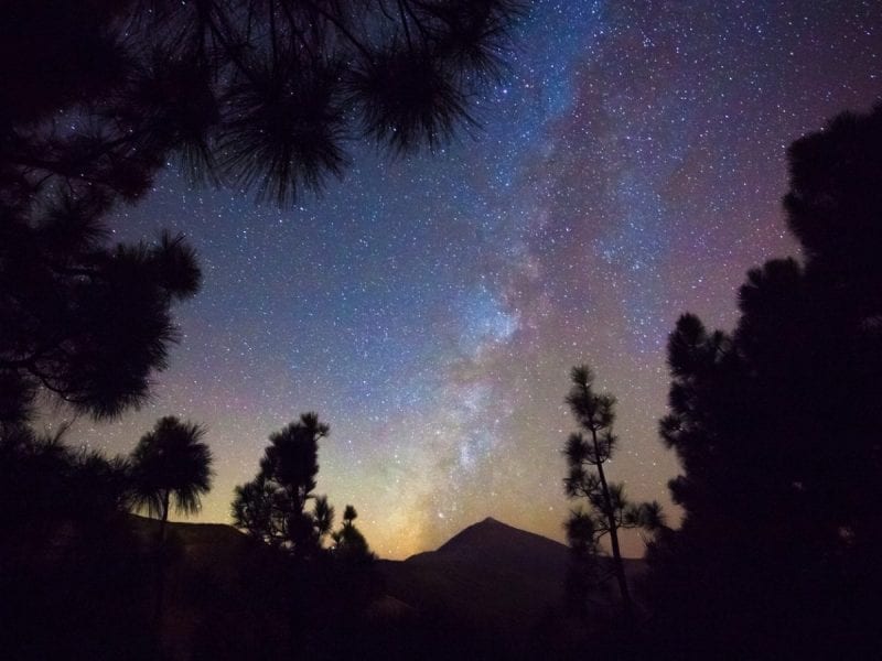 Teide under the stars