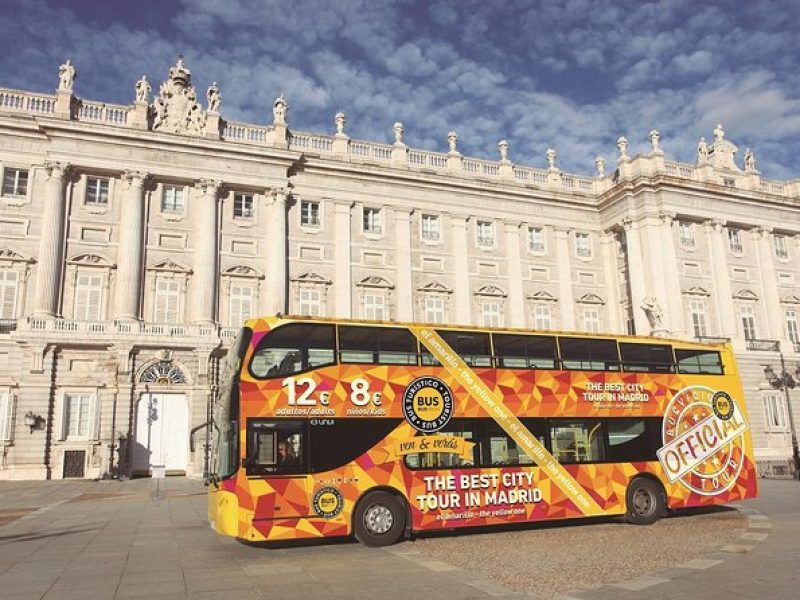 Madrid city tour by double decker bus