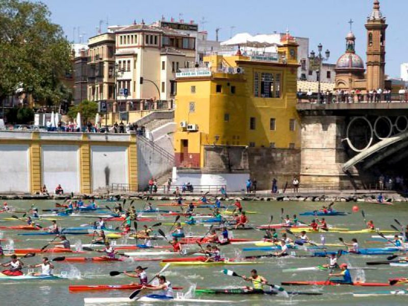 Kayak en el Guadalquivir Sevilla