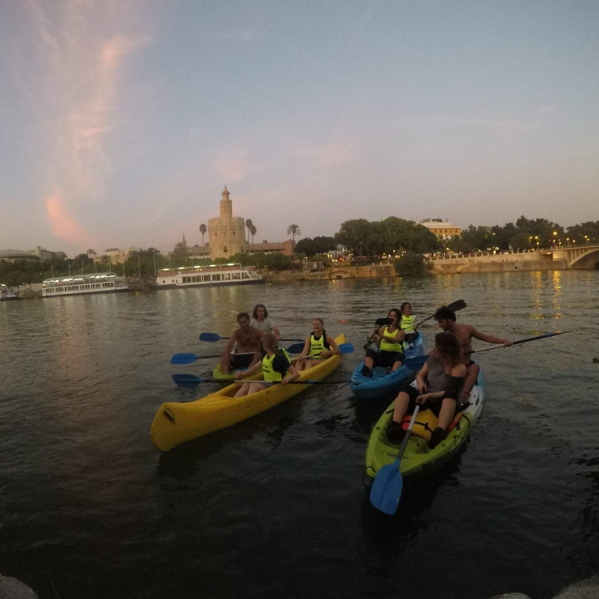 seville kayak tour